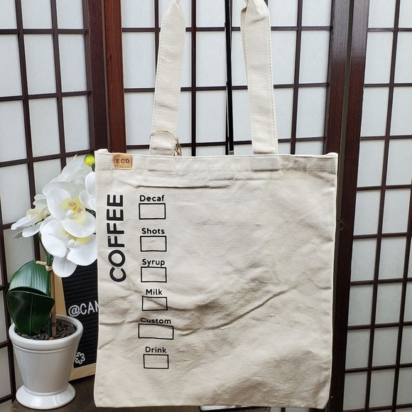 LOF Handbags - LOF ECO Canvas "COFFEE" Bag